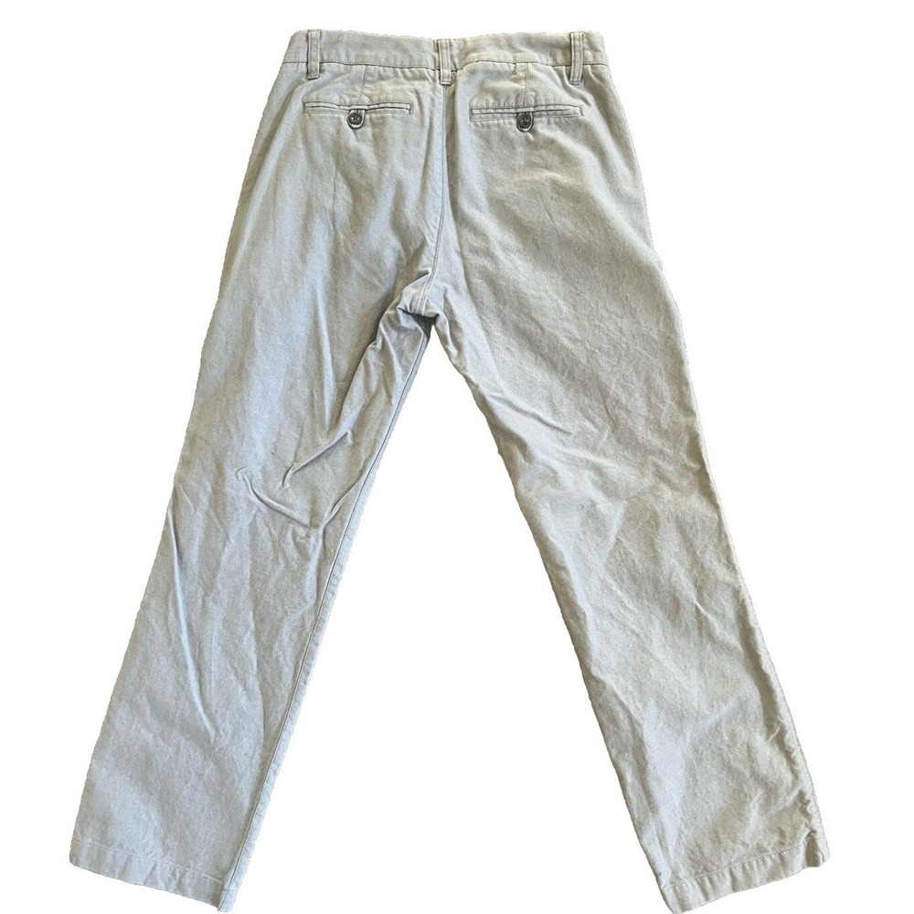 Bonobos Straight Leg Chino Pants Tag 28/30 Lt Grey 100% Cotton